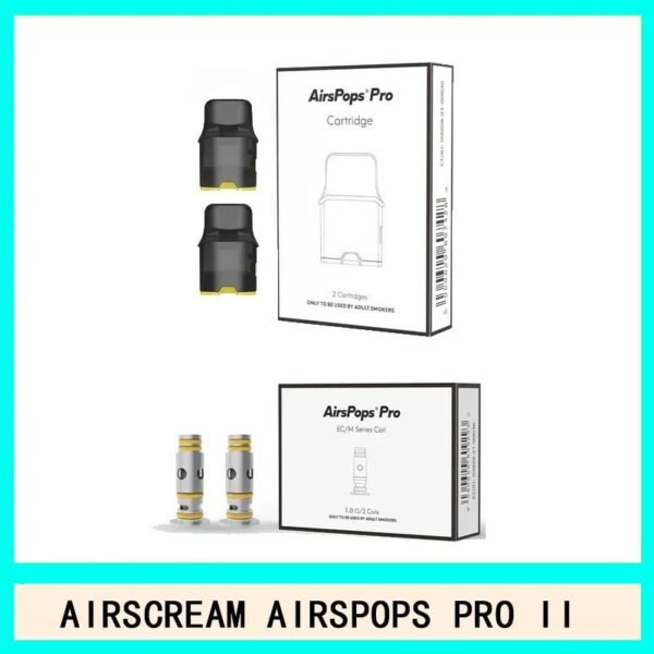 AIRSCREAM AIRSPOPS PRO 氣泡煙彈空倉霧化芯成品芯1.0歐姆